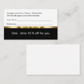 お客様紹介用名刺 紹介カード (正面/裏面)