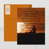 お客様考えのポストカードのリリース ポストカード (正面/裏面)