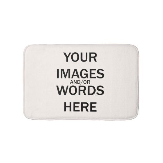 お客様自身で – Bath Mat Small 16" x 24" バスマット (正面)