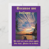 お客様自身のカードの作成および/または販売 案内状 (正面)