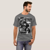 お客様自身のダークTシャツスタイリッシュ、快適 Tシャツ (正面フル)