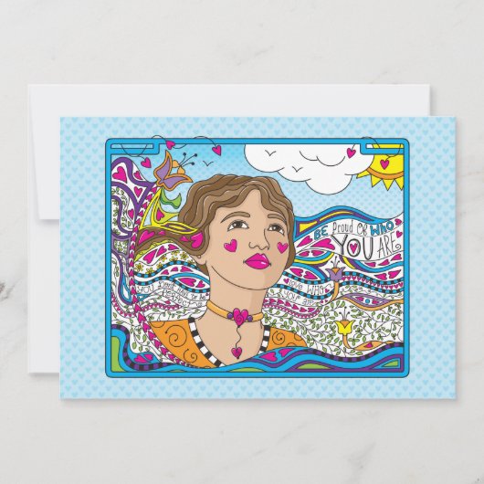 お客様誇りを持ったのニーズに合わせて_Flatカード7x5" (正面)