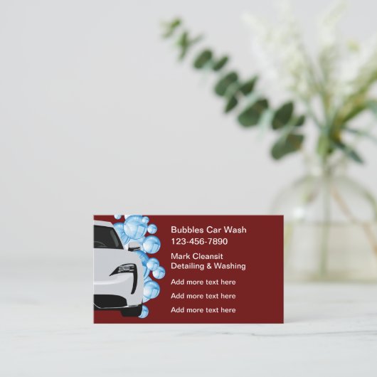 お客様車のロイヤリティ名刺 名刺 (スタンド正面)