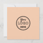 お客様離れのフィードバックサンキューカードのレビュー 招待状 (裏面)