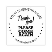 お客様「お願来い再び」お願い セルフインキングスタンプ (デザイン)