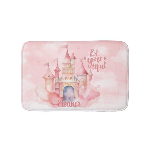 「お客様」のカスタマイズが可能 バスマット (正面)