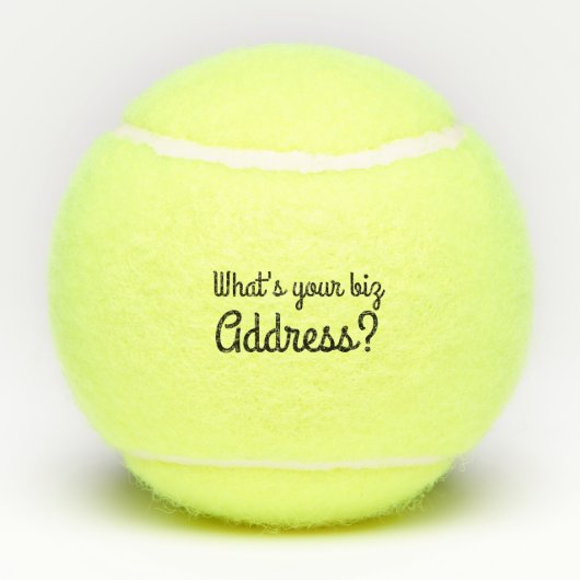 お客様 テニスボール (裏面)