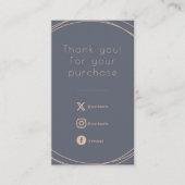 お客素朴様の注文にカードを挿入。 エンクロージャーカード (正面)