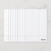 お家おめでとう ノート紙 スケッチ ポストカード (裏面)