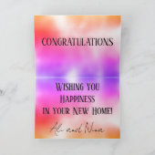 お家でハッピー かわいい家 案内状 (内部)