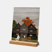 お家にようこそ幽霊のよく出る アクリルサイン (傾斜)