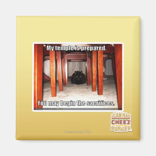 お寺は用意してある。 マグネット (正面)