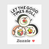 お寿司屋転がにおもしろい入れる シール (シート)