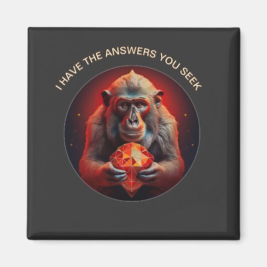 お尋ねの答えが伺える マグネット (正面)