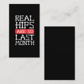 お尻おもしろい交換骨手術の回復 名刺 (正面/裏面)