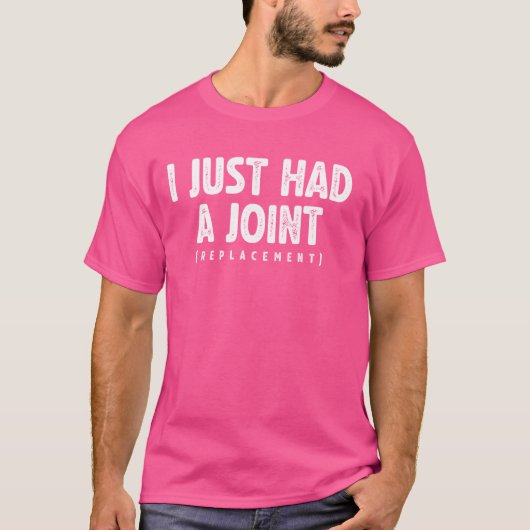 お尻おもしろい膝肩関節置換手術 Tシャツ (正面)