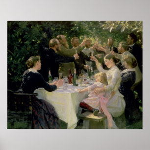 お尻お尻の万歳！Skagen, 1888 ポスター