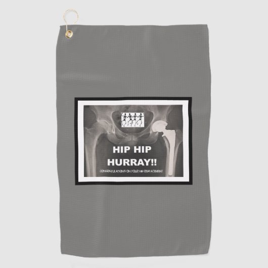 お尻お尻ハーレイ – お尻交換のおめでとう ゴルフタオル (正面)