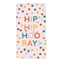 お尻お尻フーレイバースデーパーティーおめでとう ラベル