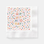 お尻お尻フーレイバースデーパーティーおめでとう 縁ありカクテルナプキン (正面)