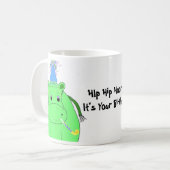 お尻お尻ホテル – 誕生日 コーヒーマグカップ (正面左)