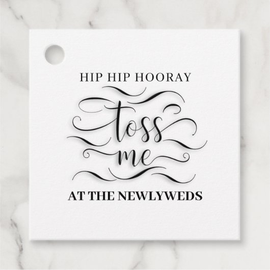 お尻お尻ホレイトスミー花びら結婚ズ フェイバータグ (正面)