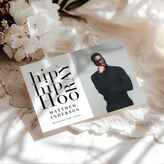 お尻お尻ホレイフォト卒業パーティー招待状 案内状