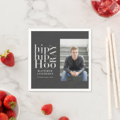 お尻お尻ホレー写真卒業パーティー スタンダードカクテルナプキン (インサイチュ)