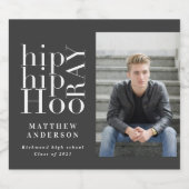 お尻お尻ホレー写真卒業パーティー ビールラベル (シングルラベル)