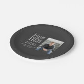 お尻お尻ホレー写真卒業パーティー ペーパープレート (アングル)