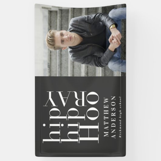 お尻お尻ホレー写真卒業パーティー 横断幕 (縦)