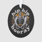 お尻お尻ホーおもしろいレーお尻交換手術 オーナメント (正面)