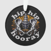 お尻お尻ホーおもしろいレーお尻交換手術 オーナメント (正面)