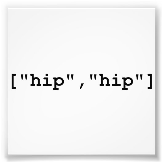 お尻お尻ホームプログラミングアレイ フォトプリント            (正面)