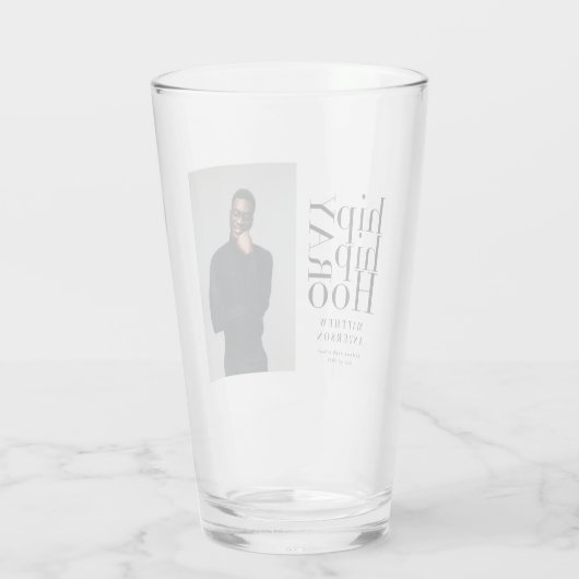 お尻お尻ホーレー写真卒業パーティー タンブラーグラス (裏面)