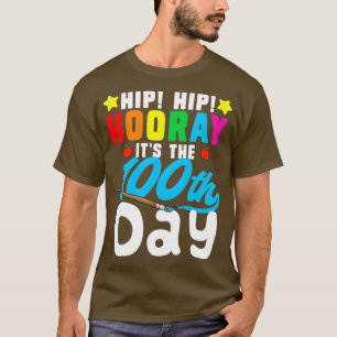 お尻お尻Hooray Its学校の100日目かわいい10 Tシャツ