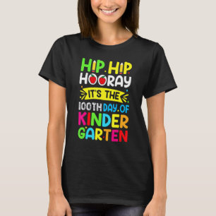 お尻お尻Hooray Itu2019s幼稚園の100日目 Tシャツ