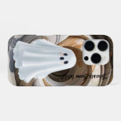 "お尻がキュートな亡霊クルー" iPhoneケース (裏面横)