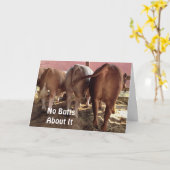 お尻なしツインイットはあなたの誕生日 カード (黄色い花)