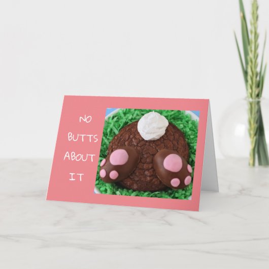 お尻なし**イースターカード**ユーモアの穴 シーズンカード (正面)