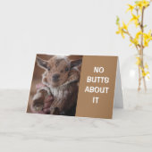 お尻なし「ハッピーバースデーからユーザー」カード カード (黄色い花)