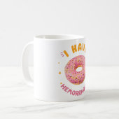 お尻にできものができちゃった コーヒーマグカップ (正面左)