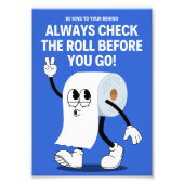 お尻に優しく – おもしろい Ballroom Reminder フォトプリント (正面)