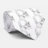 お尻のひびによって当惑する洗面所 ネクタイ (ロール)