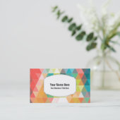 お尻のクールなパターン 名刺 (スタンド正面)