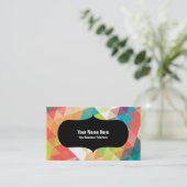 お尻のクールなパターン 名刺 (スタンド正面)