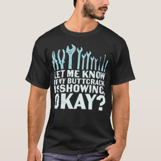お尻のトラックが見えてるよ~面白い Tシャツ