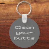 お尻の消去 キーホルダー (正面)