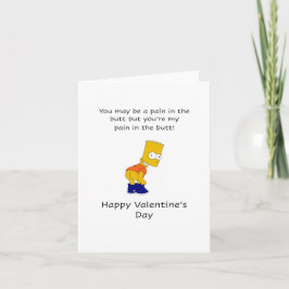 お尻の痛み、ハッピーバレンタインデー カード