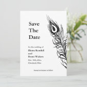 お尻の羽を振って Save the Date ホワイト セーブザデート (スタンド正面)